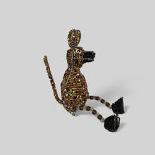Load image into Gallery viewer, Beaded Snare Ware Funny Painted Dog