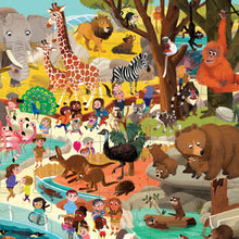 Load image into Gallery viewer, Day at the Zoo Puzzle 48 pieces