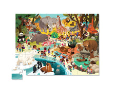 Load image into Gallery viewer, Day at the Zoo Puzzle 48 pieces