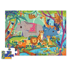 Load image into Gallery viewer, Floor Puzzle In The Jungle 36 pieces