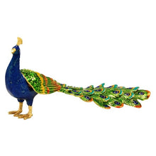 Load image into Gallery viewer, Peacock Long Tail Trinket Box