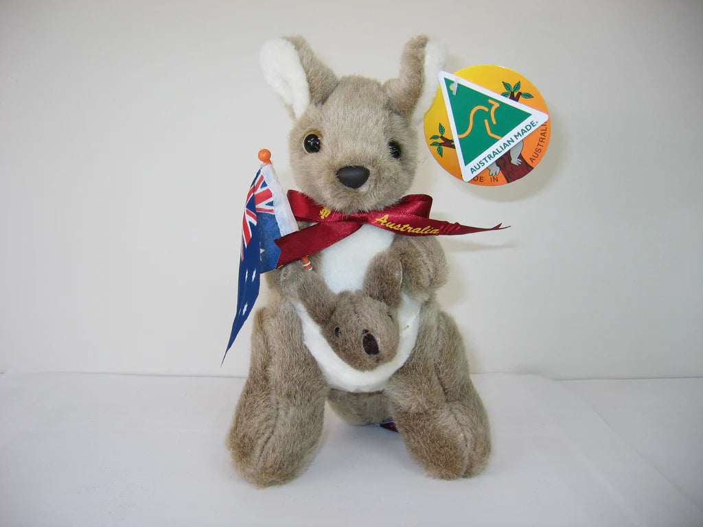 Small Kangaroo Soft Toy Australian Made