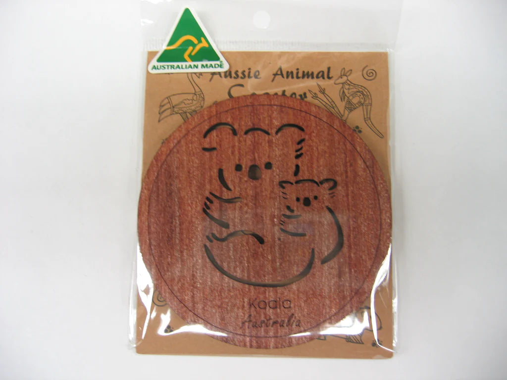 Wooden Coaster Koala Australian Made Perth Zoo Shop