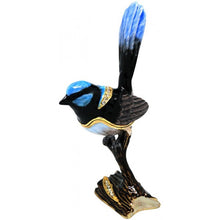 Load image into Gallery viewer, Blue Wren Trinket Box
