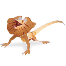 Load image into Gallery viewer, Frilled Neck Lizard Pop-Out Construction Postcard