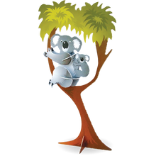 Load image into Gallery viewer, Koala Pop-Out Construction Postcard