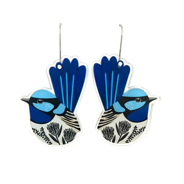 Fairy Wren Earrings