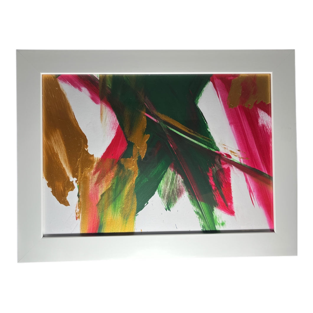 Elephant Art Brush A4 Painting by Putra Mas