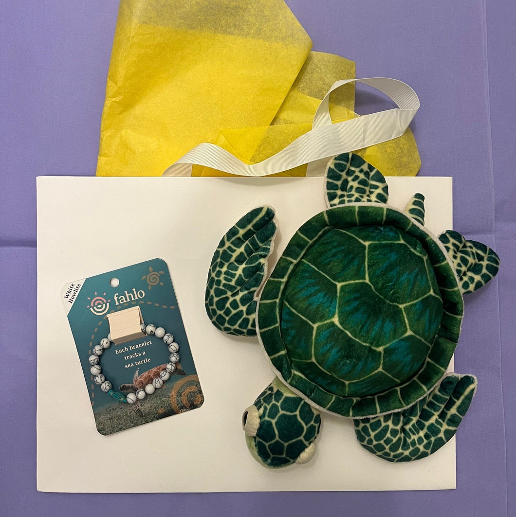 Sea Turtle Tracking Bracelet Gift Bag
