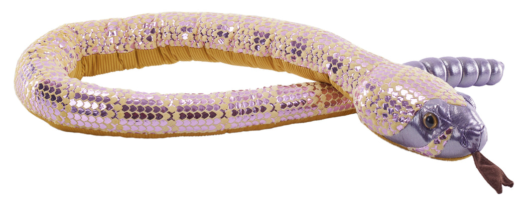 Purple Foil Print Rattle Snake