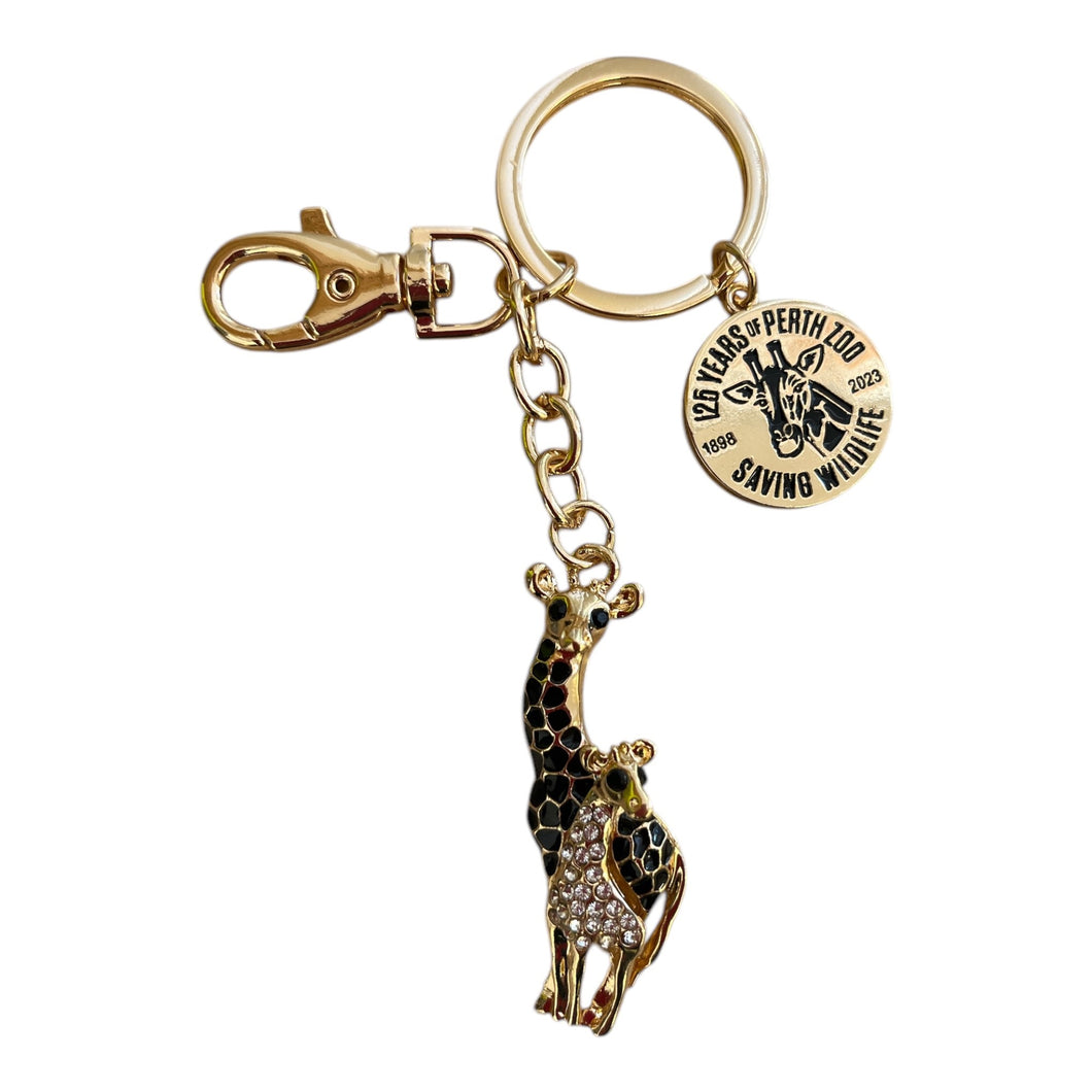 Giraffe Bling Keyring