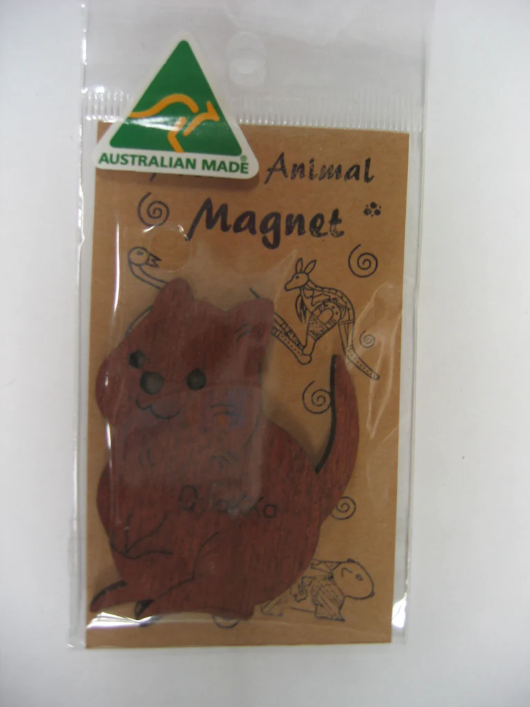 Wooden magnet Quokka - Australian Made