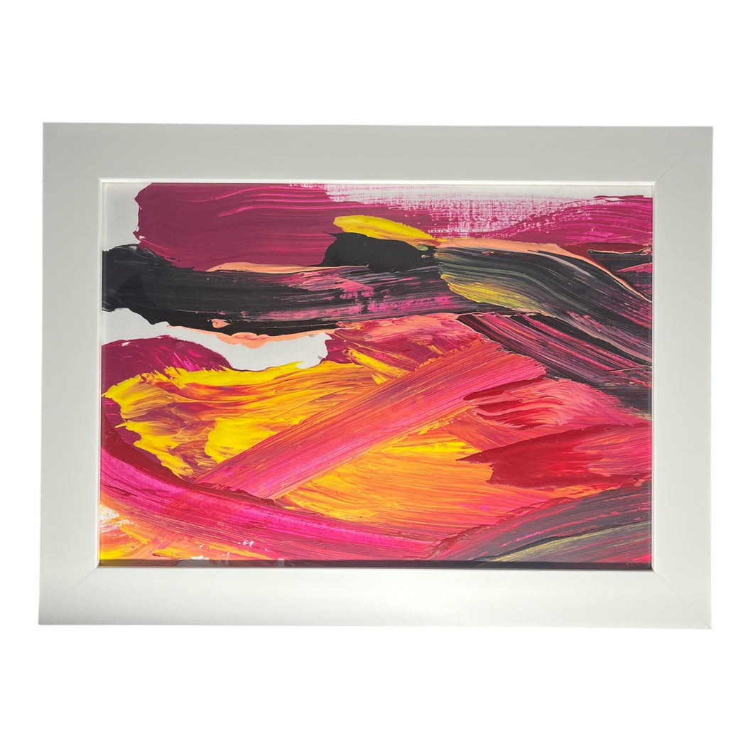 Elephant Art Brush A4 Painting by Putra Mas