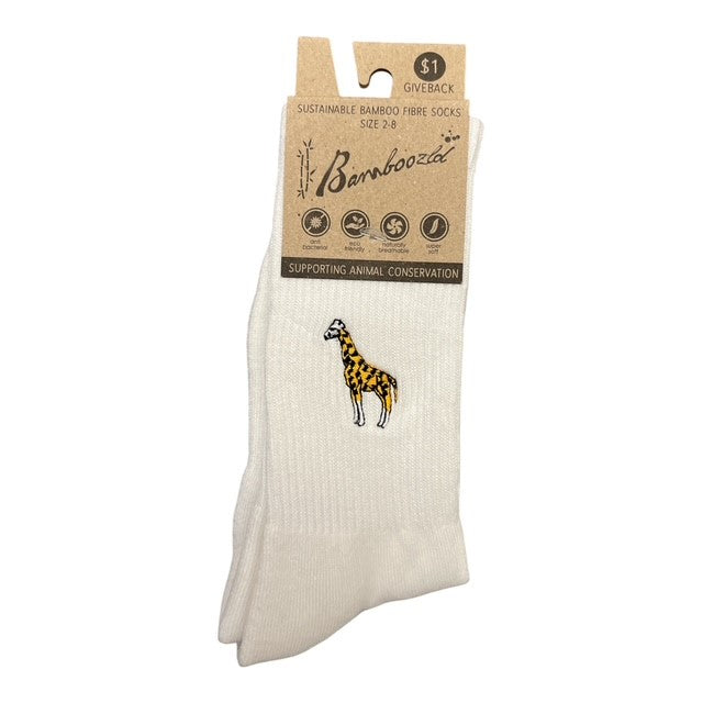 Bamboo Conservation Socks - Giraffe