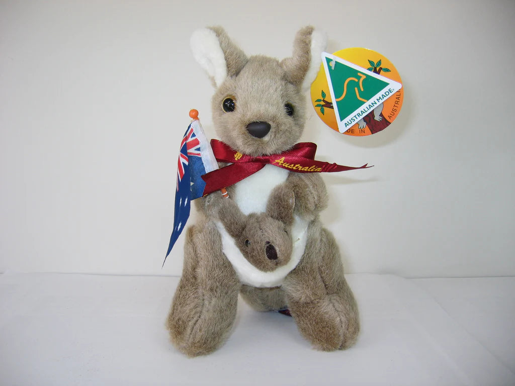 Small Kangaroo Soft Toy - Australian Made
