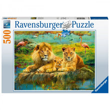 Load image into Gallery viewer, Lion Family 500 Piece Puzzle
