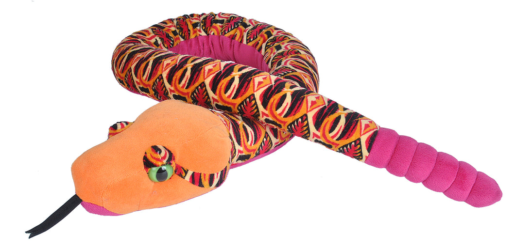 Tribal Orange Rattle Snake