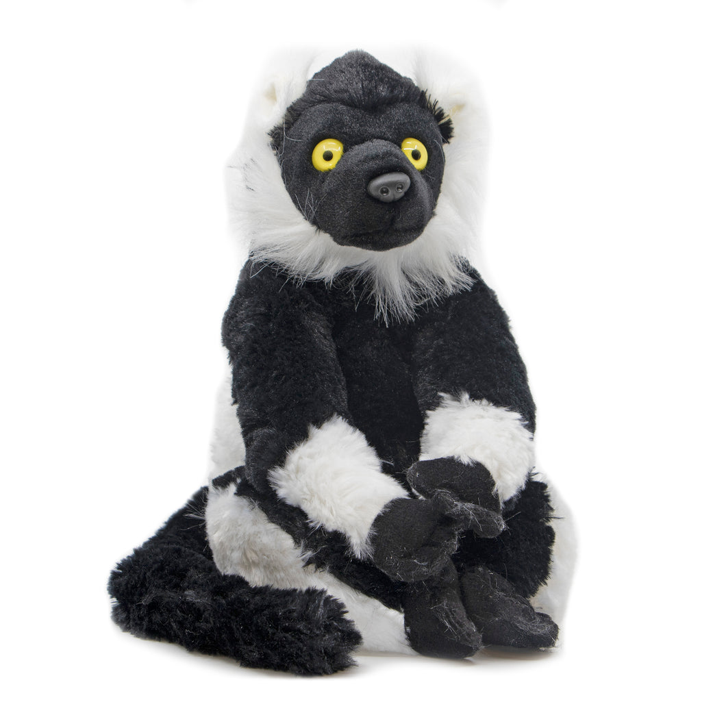 Black and White Lemur Soft Toy