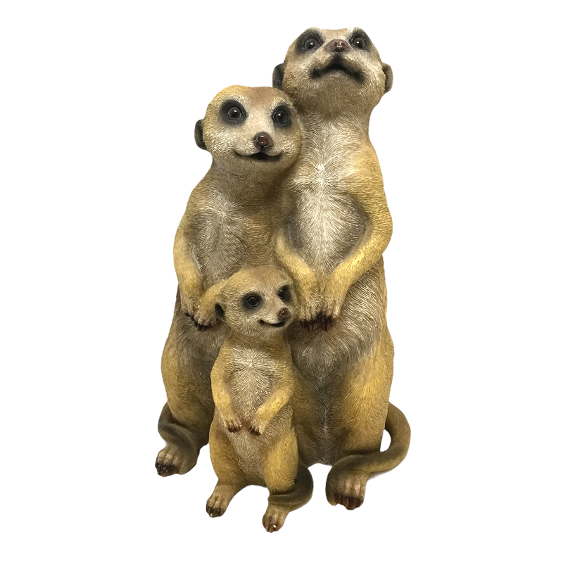 Meerkat Family Statue