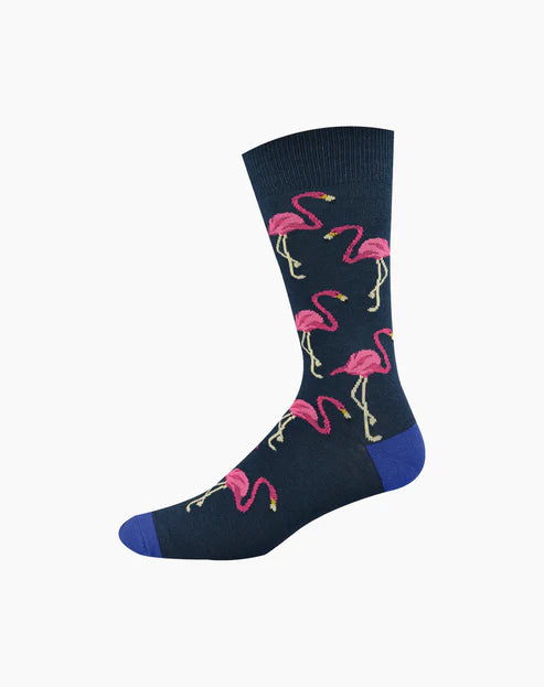Bamboo Socks - Flamingo
