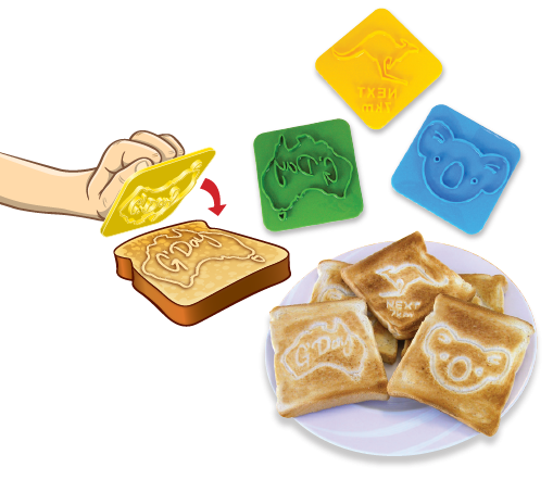 Aussie Toast Stamps – Perth Zoo Shop